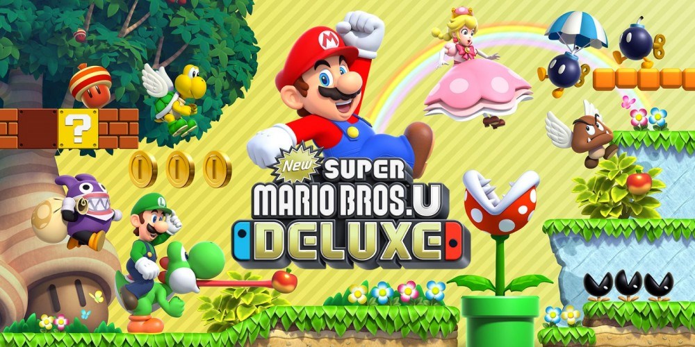 hra New Super Mario Bros U Deluxe 164 úrovní